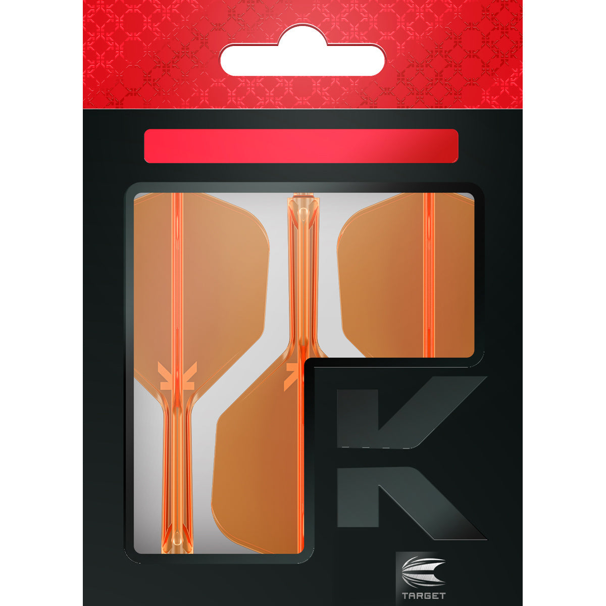 K-Flex Neon Orange No6 One Piece Dart Flights by Target - view 10