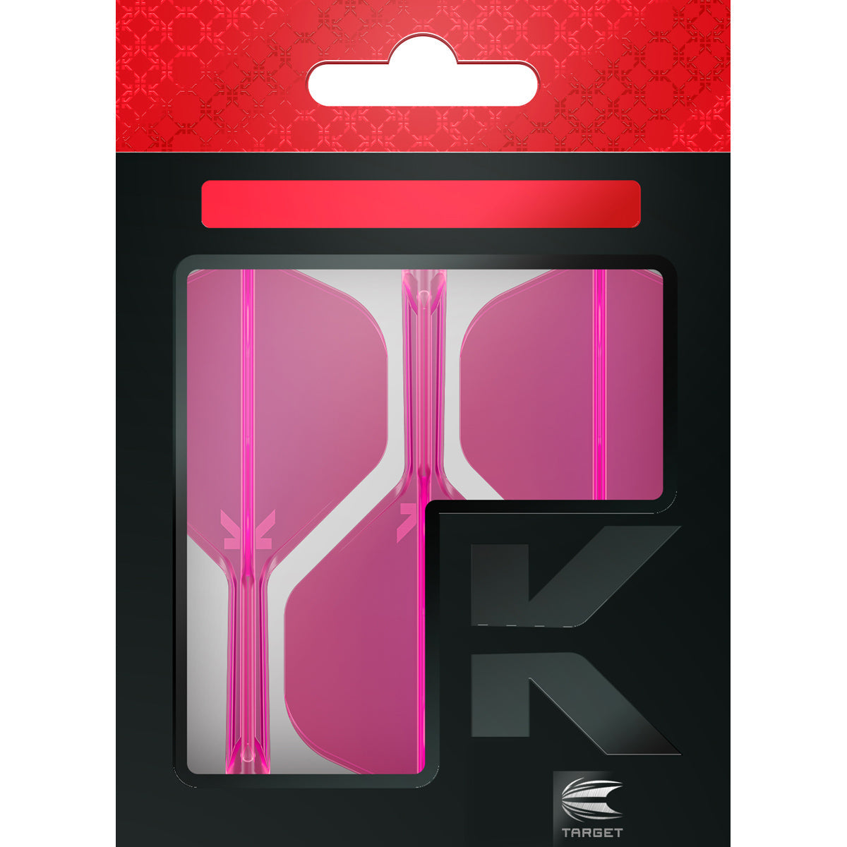 K-Flex Neon Pink No2 One Piece Dart Flights by Target - view 10