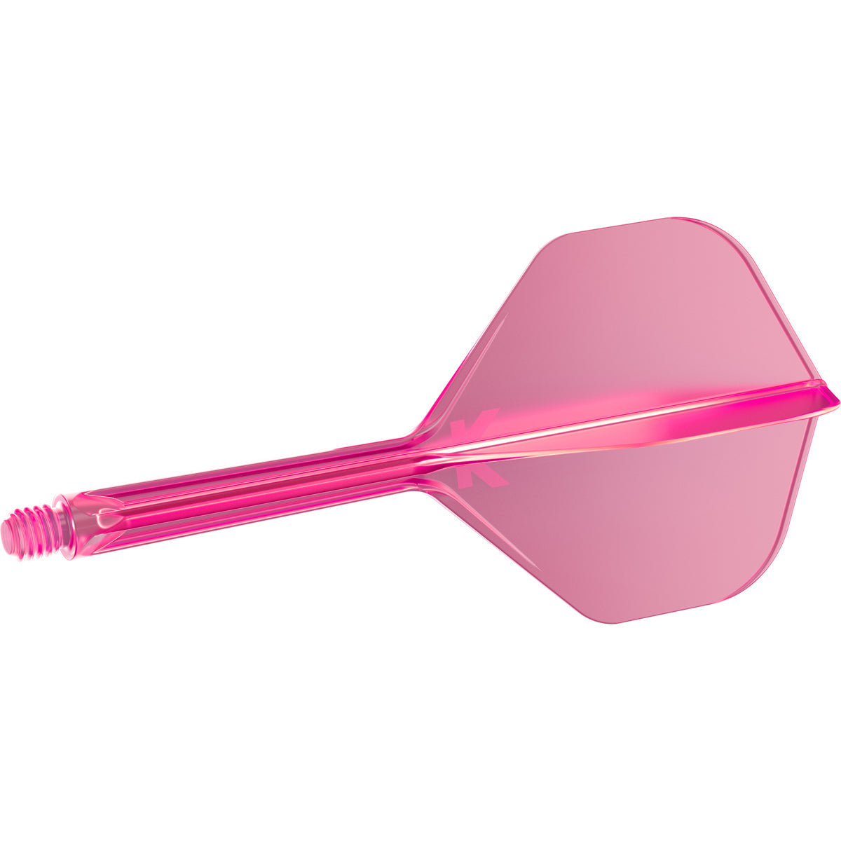K-Flex Neon Pink No2 One Piece Dart Flights by Target - view 3