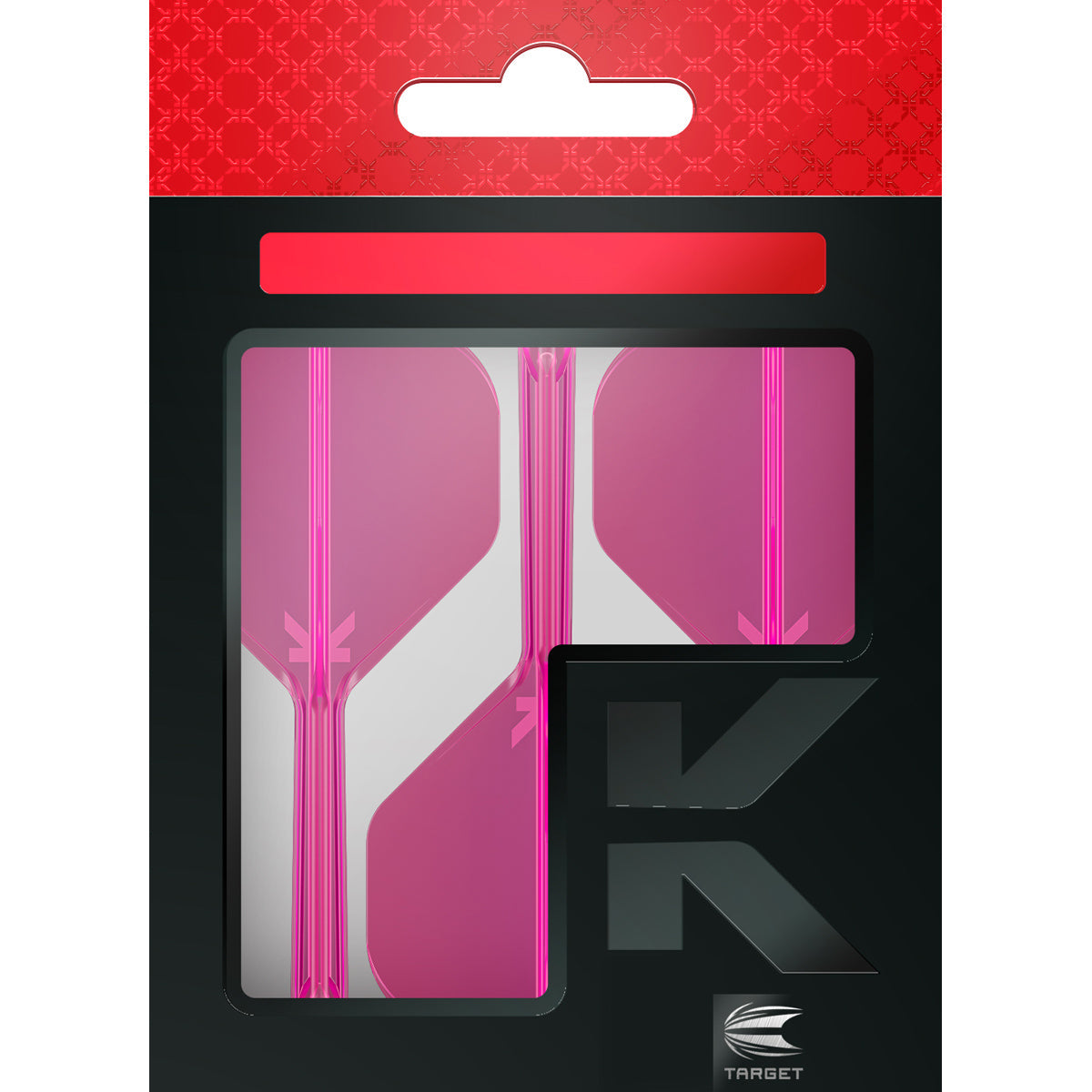 K-Flex Neon Pink No2 One Piece Dart Flights by Target - view 4