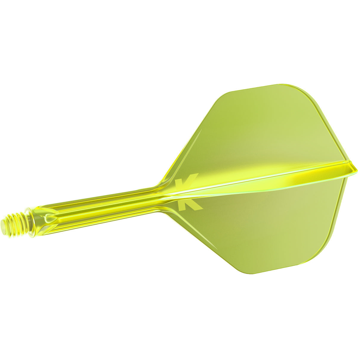 K-Flex Neon Yellow No2 One Piece Dart Flights by Target - view 9