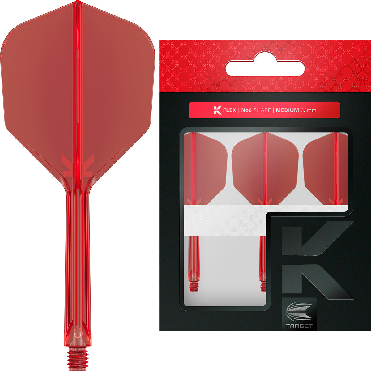 K-Flex Red No6 One Piece Flights by Target - view 4