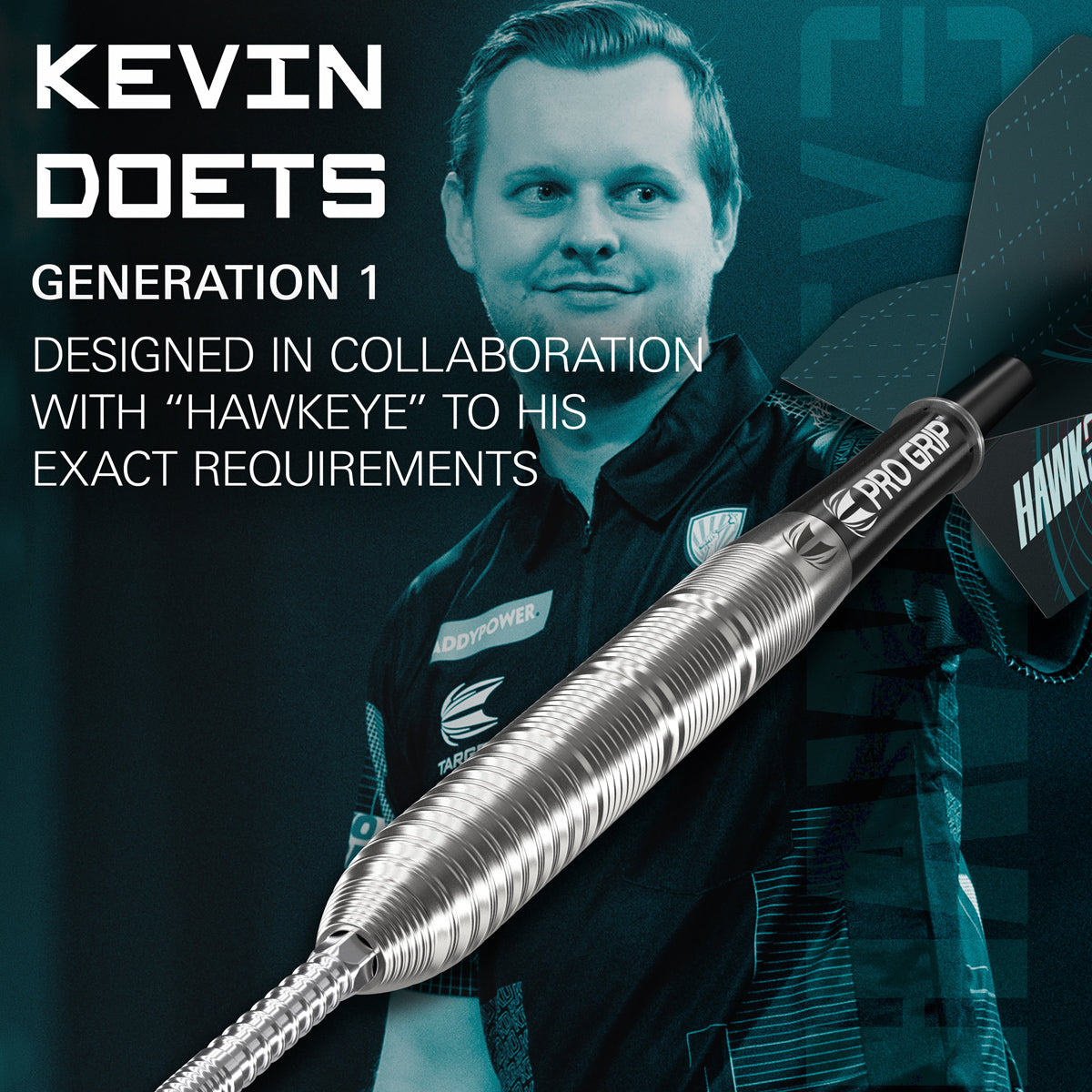 Kevin Doets 90% Tungsten SP Steel Tip Darts by Target - view 3