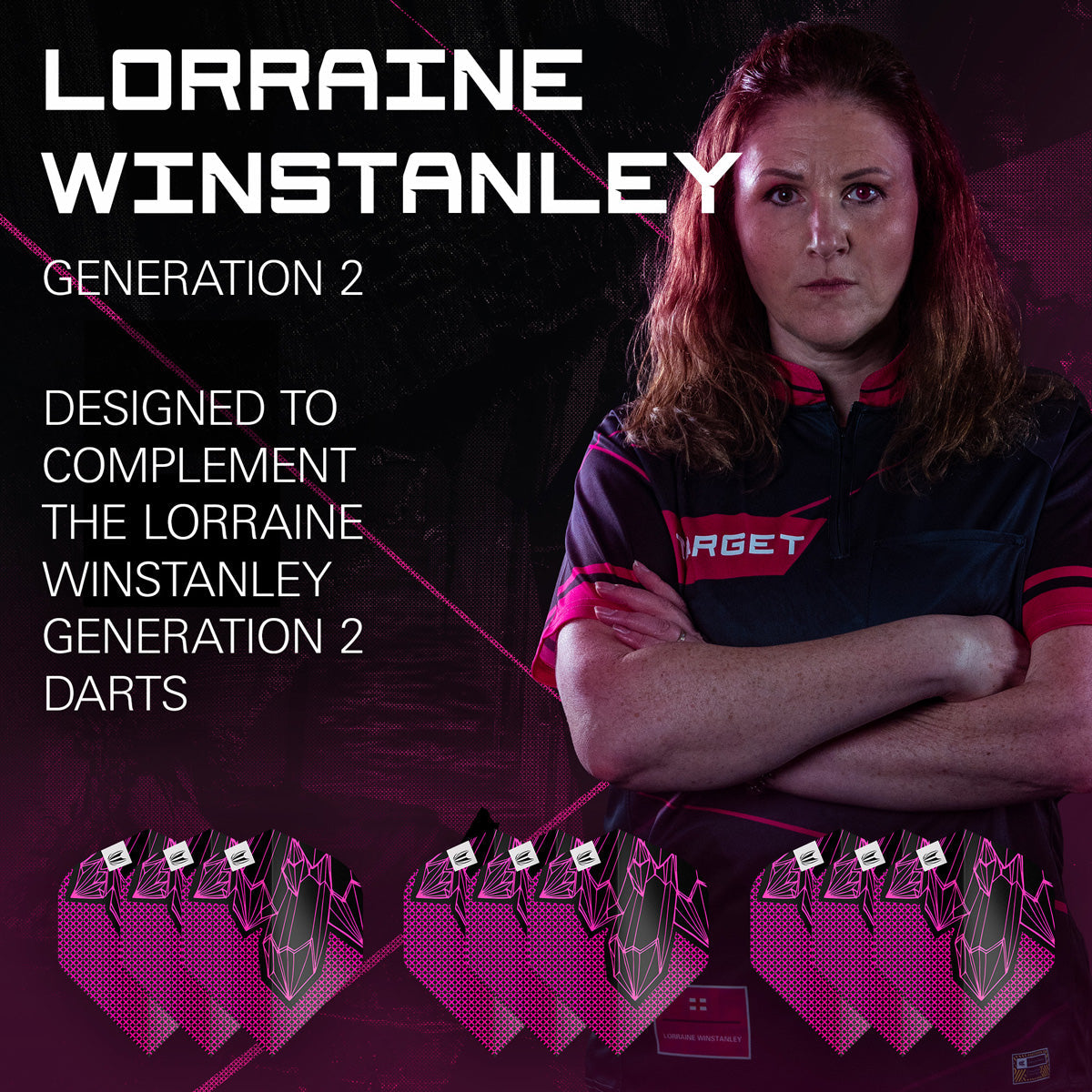 Target Lorraine Winstanley G2 Pro Ultra Dart Flights (3 Sets) - view 2