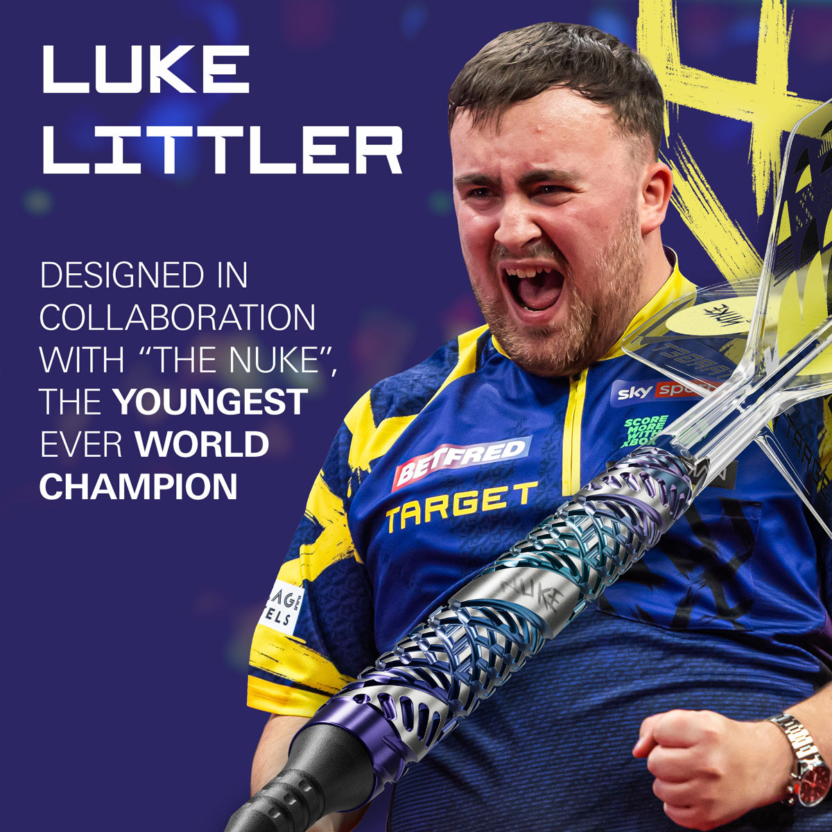 Target Luke Littler Edge 95% Tungsten SP Soft Tip Darts - view 3