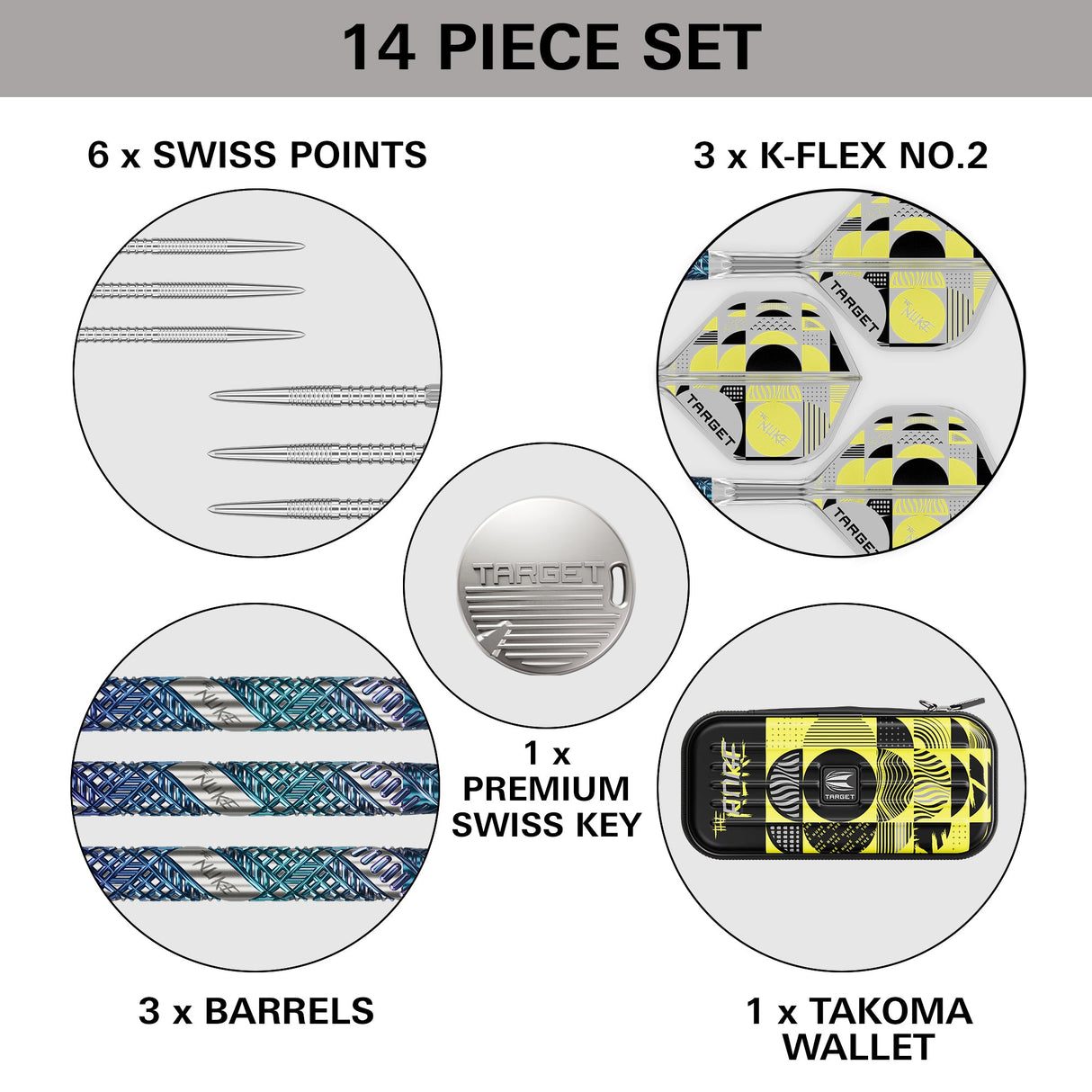 Target Luke Littler Edge 95% Tungsten SP Steel Tip Darts - view 6