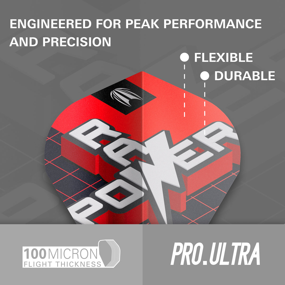 Phil Taylor Raw Power G11 Pro Ultra Dart Flights x 3 Sets by Target - view 28