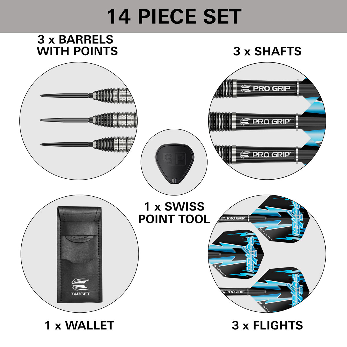 Target Power 8zero 2 Swiss Point 80% Tungsten Steel Tip Darts - view 4
