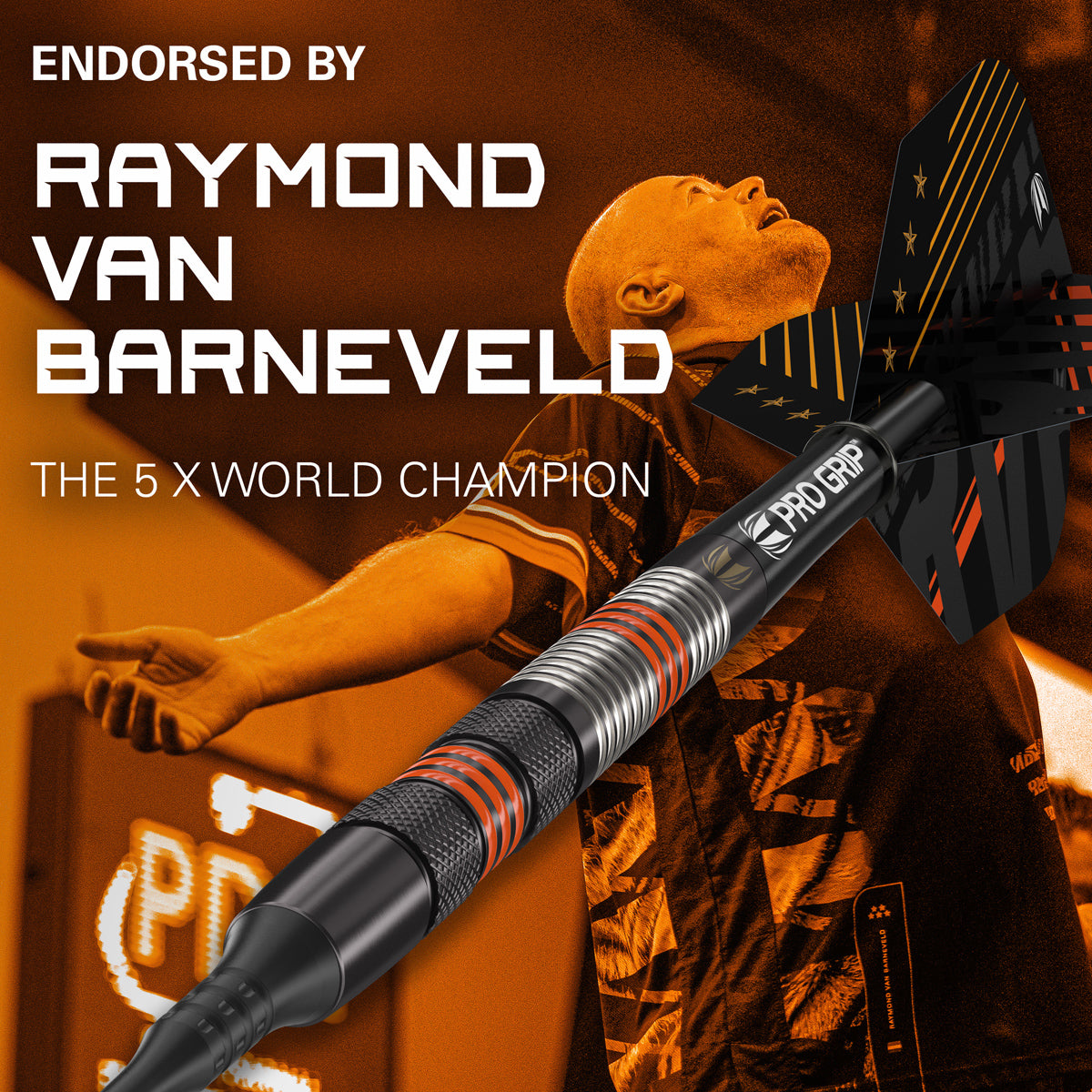 Raymond Van Barneveld RVB 80% Black Soft Tip Darts by Target - view 3