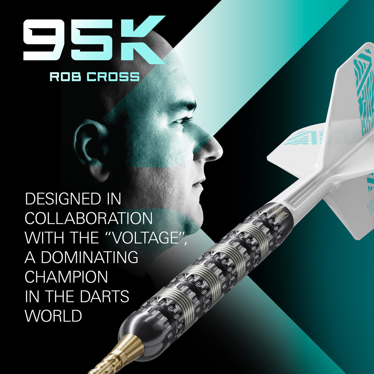 Target Rob Cross 95K Swiss Point 95% Tungsten Steel Tip Darts - view 3