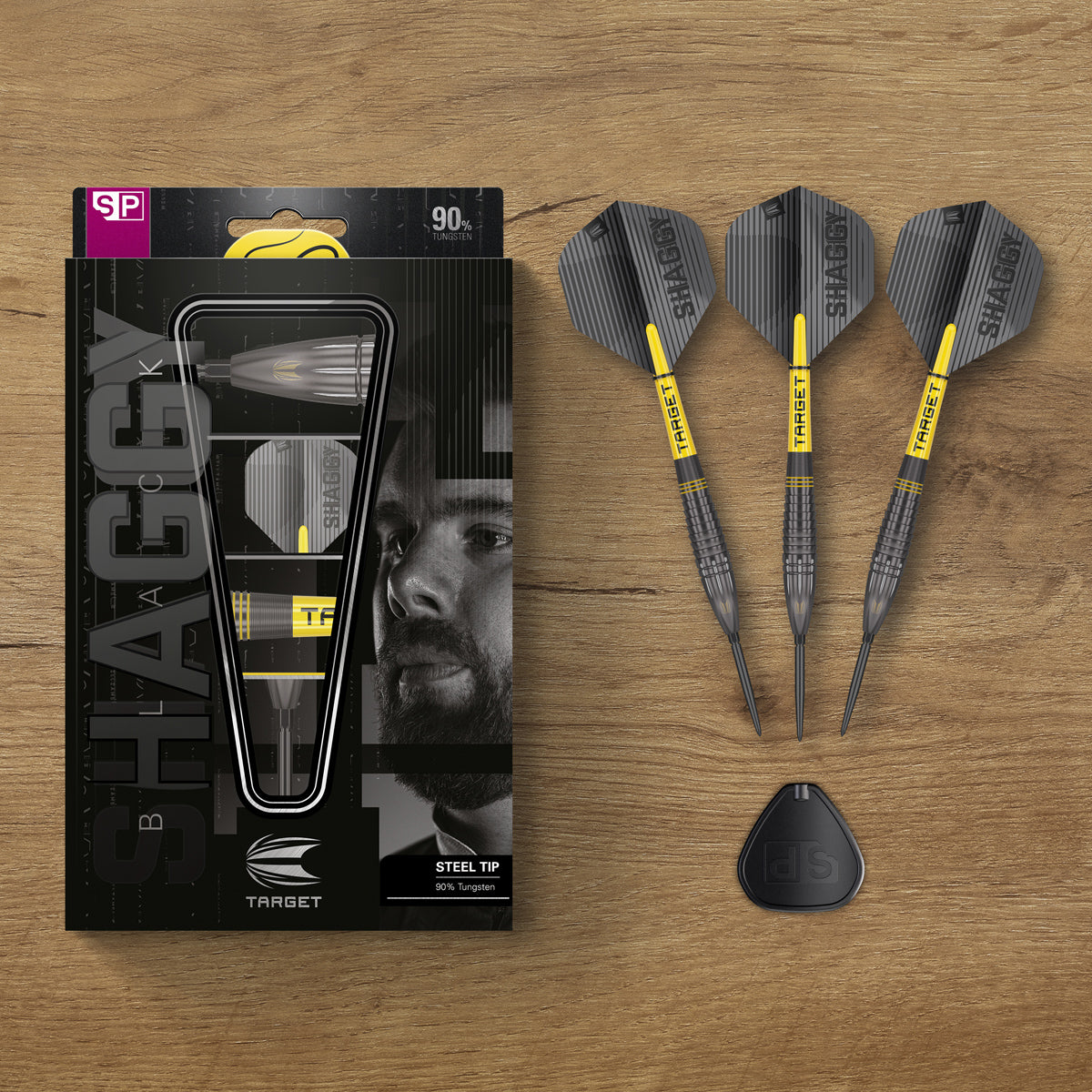 Scott Williams Black 90% Tungsten SP Steel Tip Darts by Target - view 7