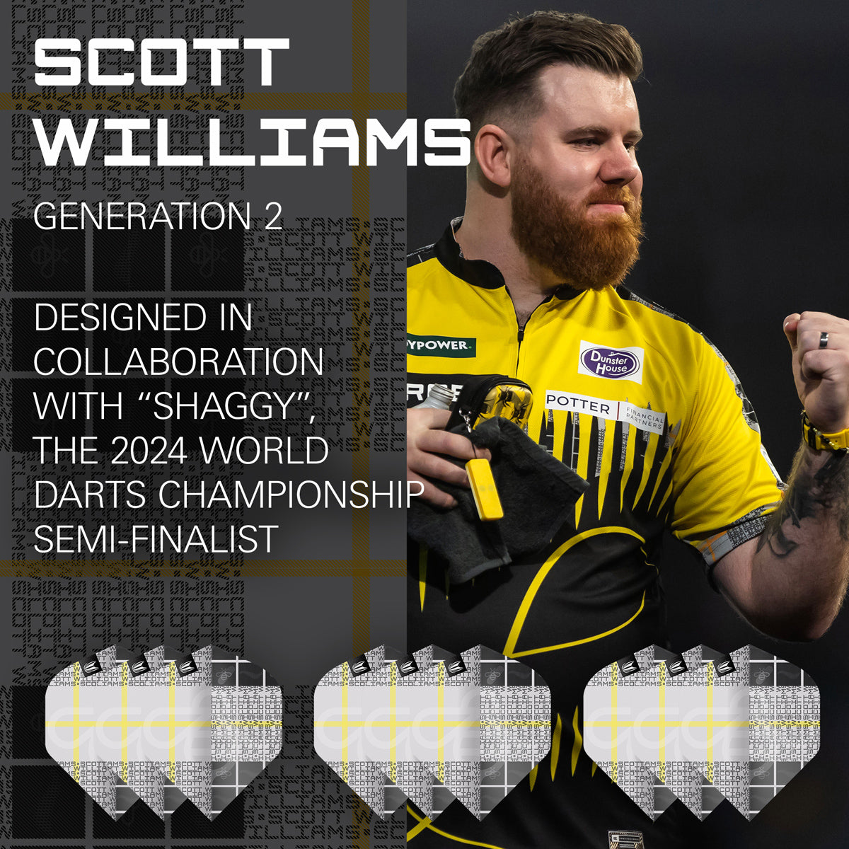 Scott Williams G2 Pro Ultra No2 Dart Flights (3 Sets) by Target - view 3
