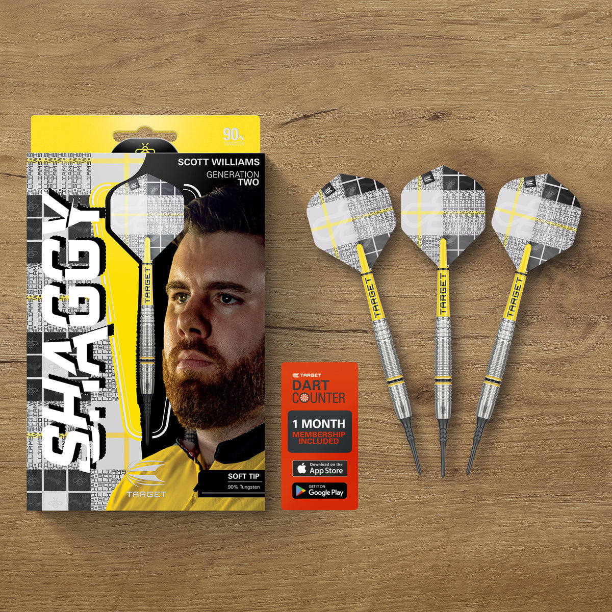 Scott Williams G2 90% Tungsten Soft Tip Darts by Target - view 7