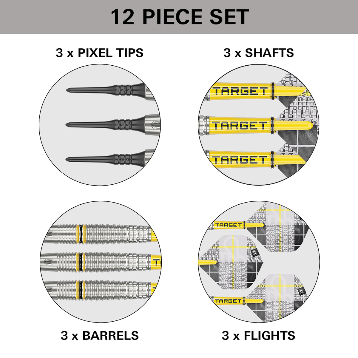 Scott Williams G2 90% Tungsten Soft Tip Darts by Target - view 6