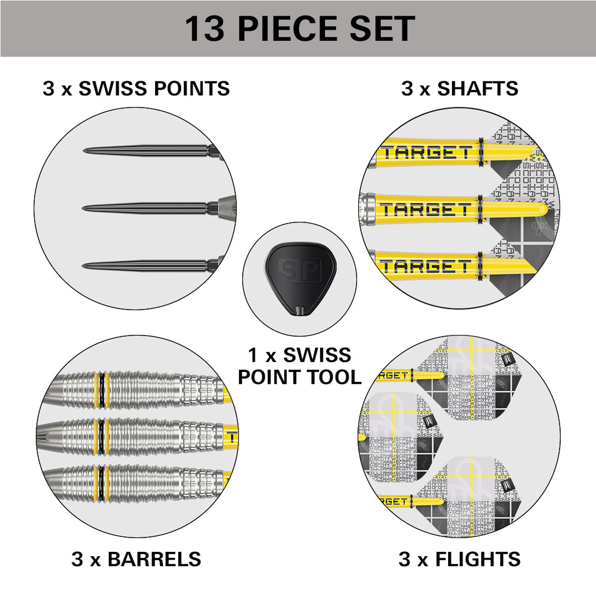 Target Scott Williams G2 Swiss Point 90% Tungsten Steel Tip Darts - view 6
