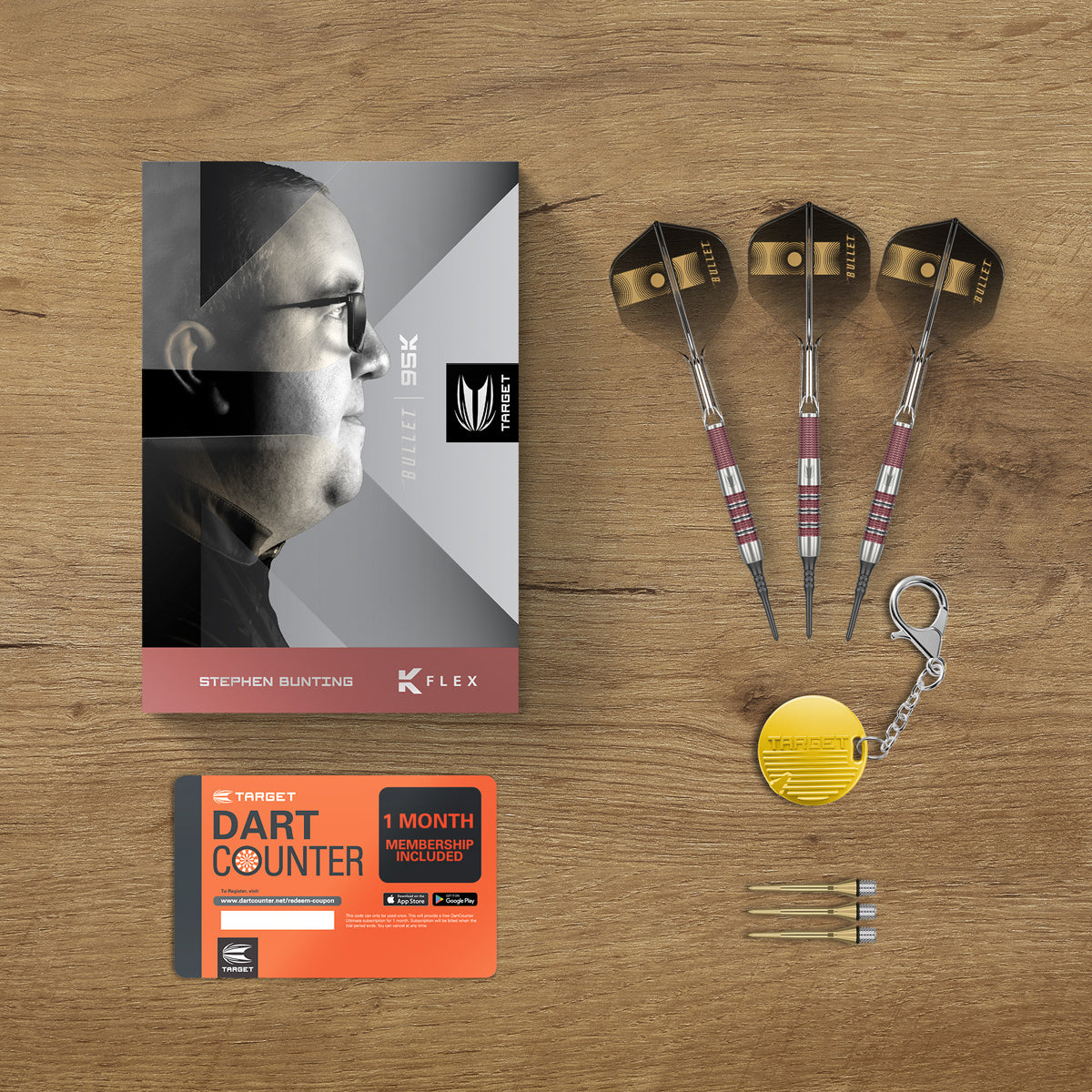 Stephen Bunting 95K 95% Tungsten Soft Tip Darts by Target - view 7