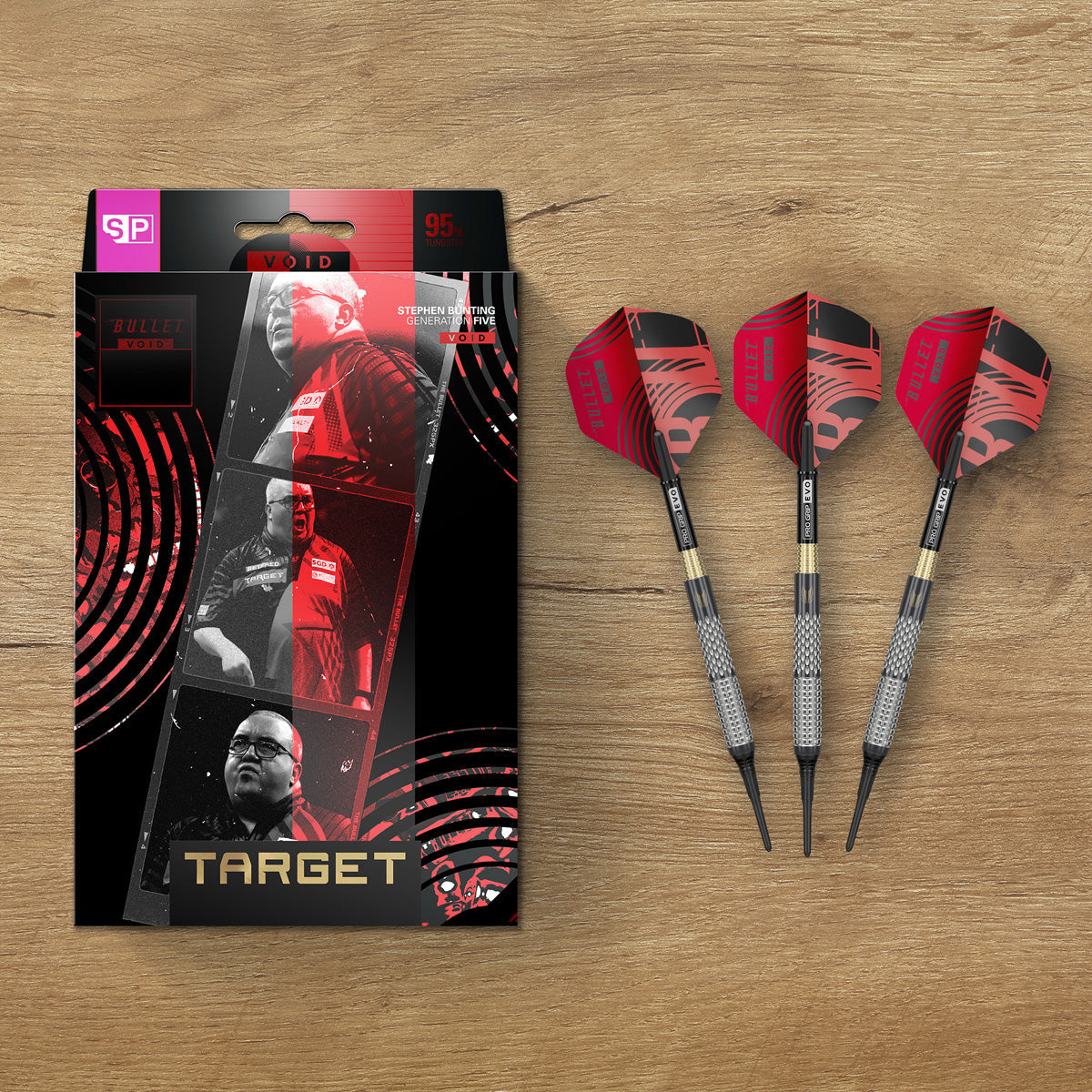 Target Stephen Bunting G5 Void 95% Tungsten Soft Tip Darts - view 7