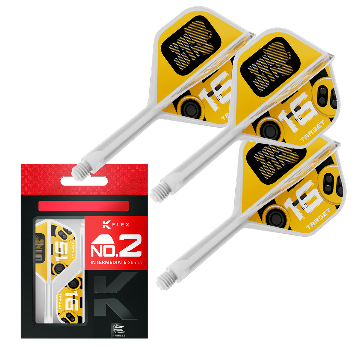 Target K-Flex You Win No2 Integrated Flights & Shafts - view 3