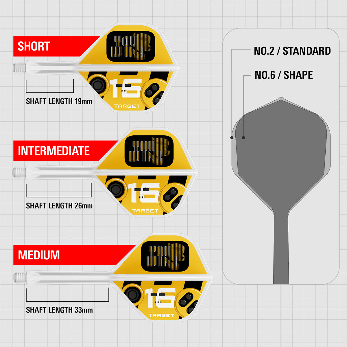 Target K-Flex You Win No2 Integrated Flights & Shafts - view 6