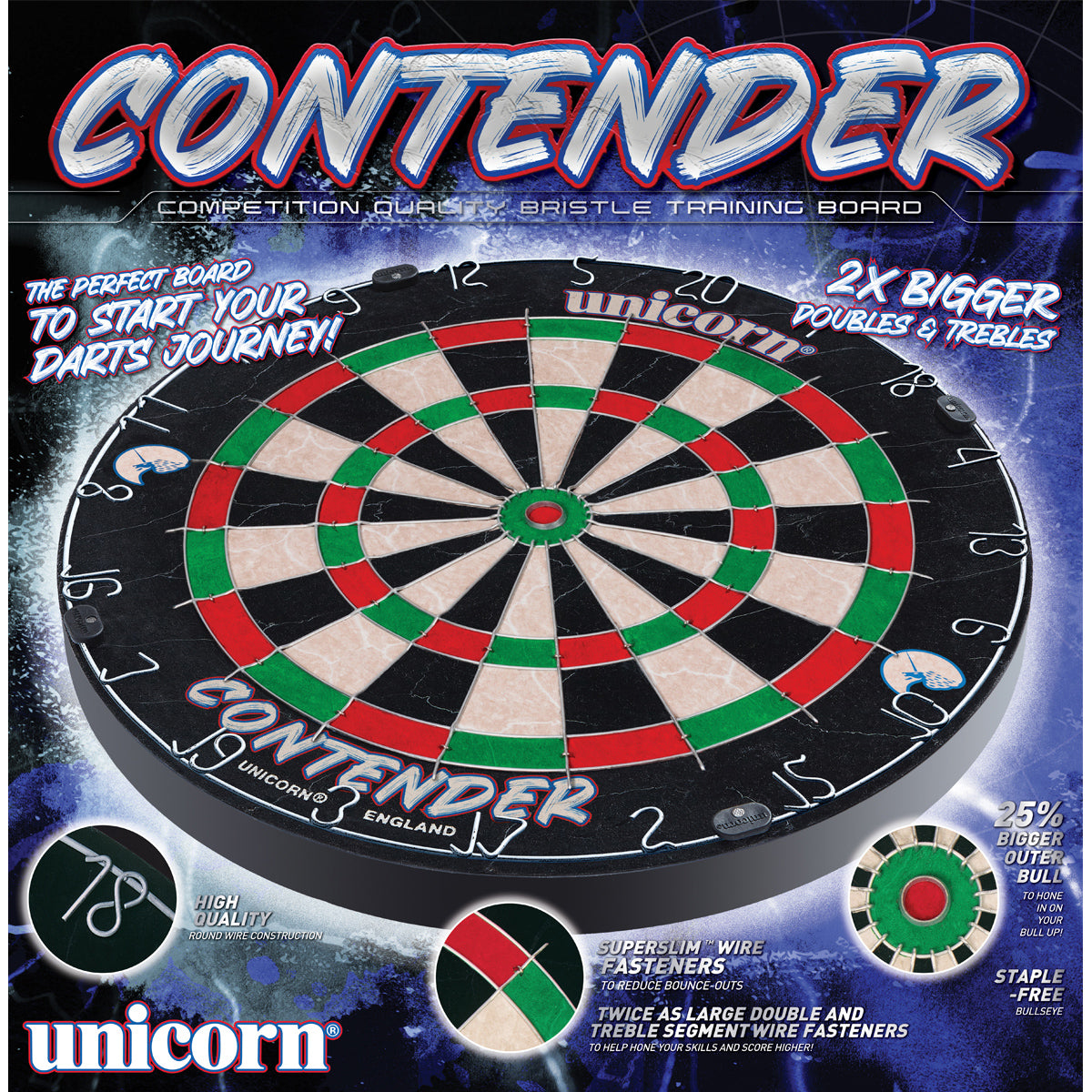 Contender Trainer Dartboard by Unicorn - view 4