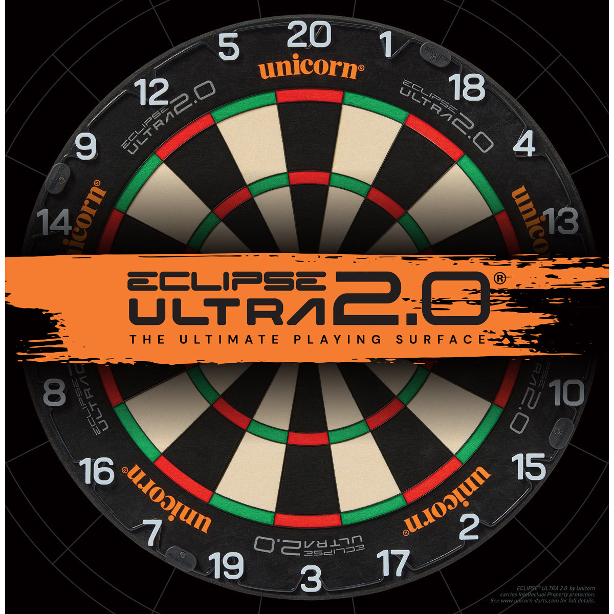 Eclipse Ultra 2.0 Dartboard by Unicorn - view 2