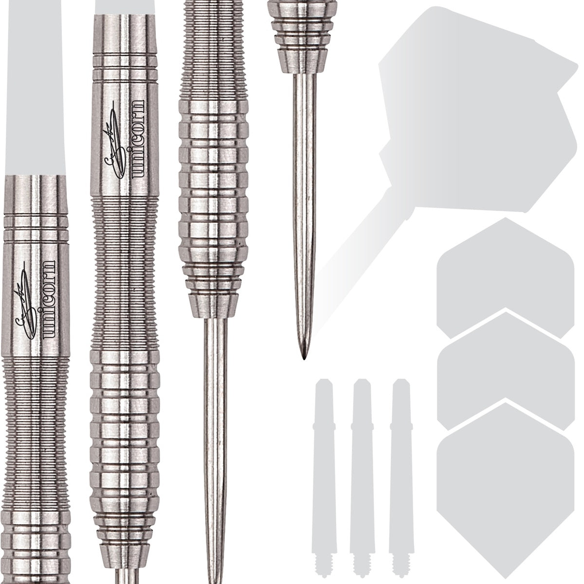 Gary Anderson Phase 2 Purist PDL 90% Tungsten Steel Tip Darts by Unicorn - view 4