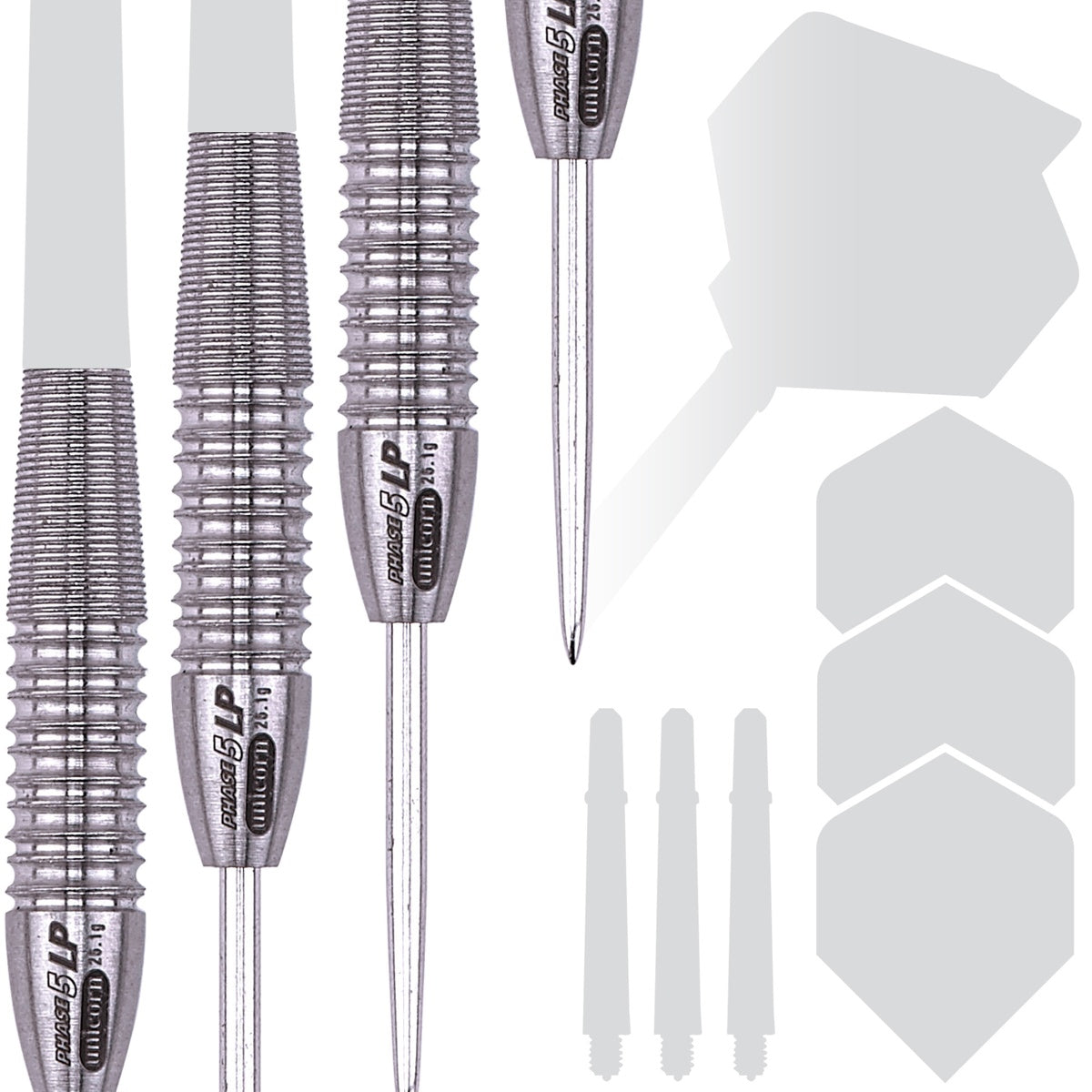 Unicorn Purist Phase 5 LP Natural 95% Tungsten Steel Tip Darts - view 4