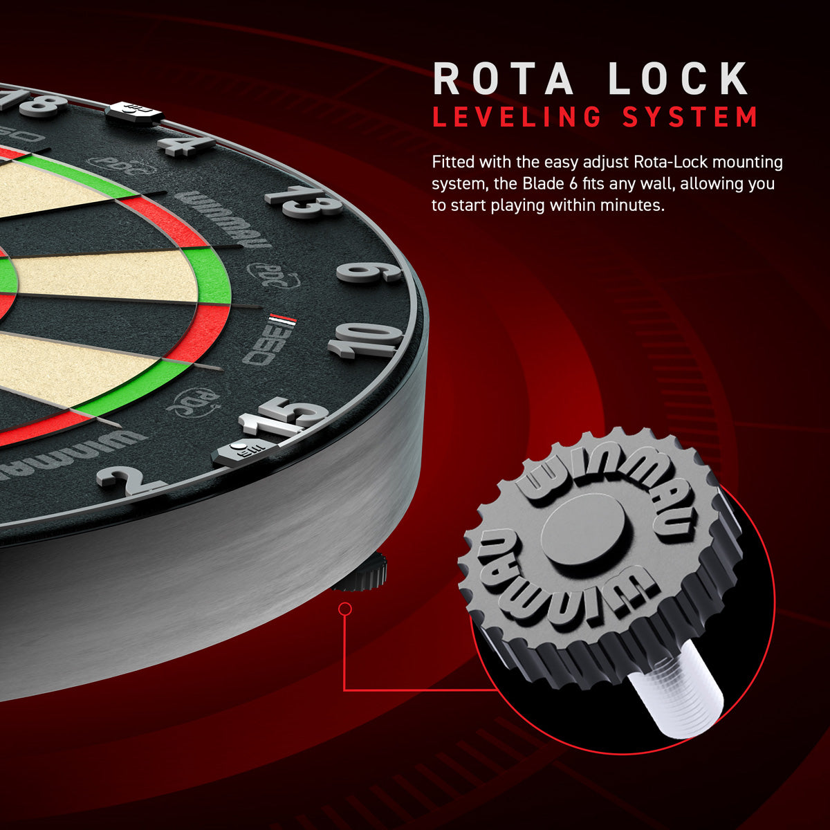 Winmau Blade 360 Triple Core Dartboard - view 7