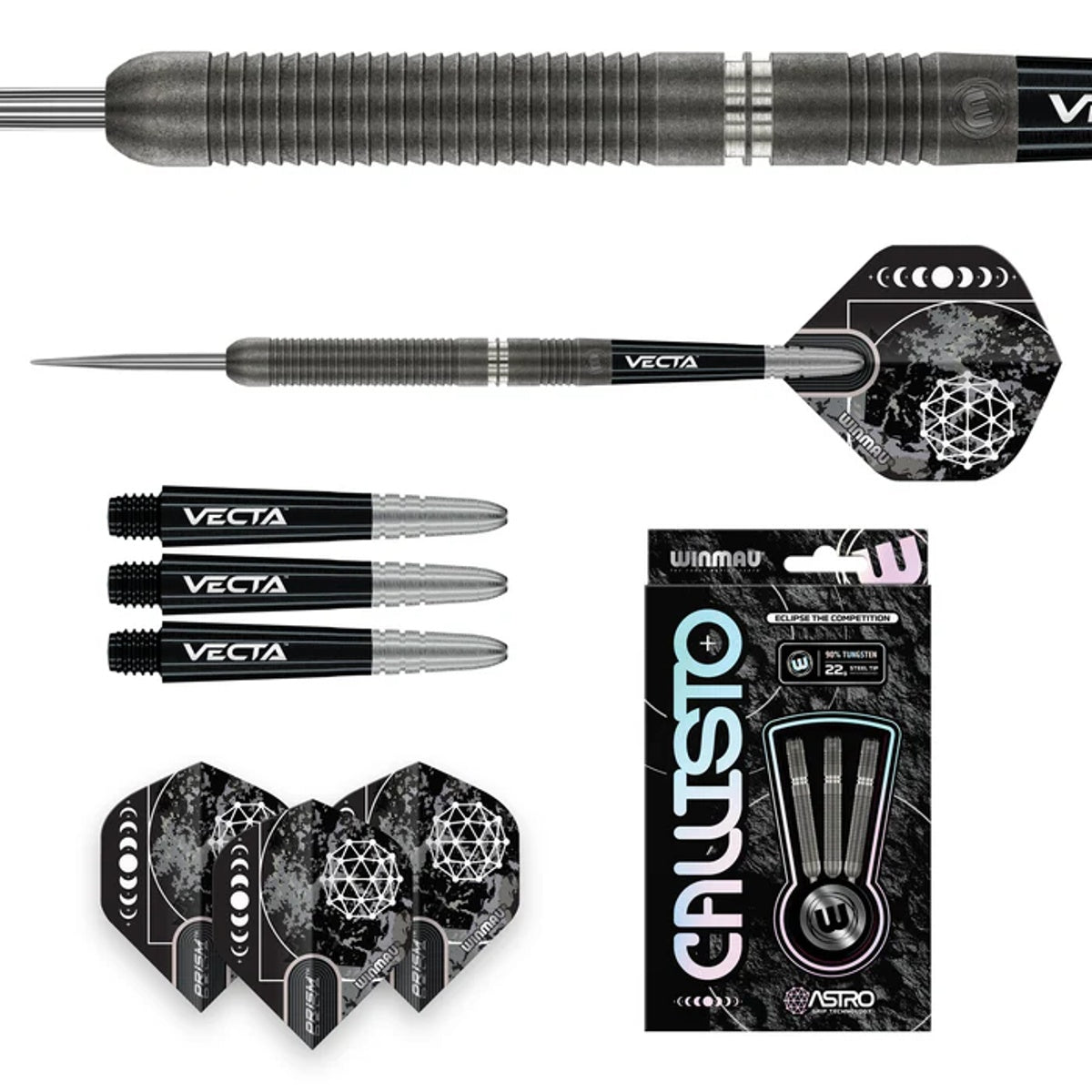 Winmau Callisto 01 90% Tungsten Steel Tip Darts - view 3