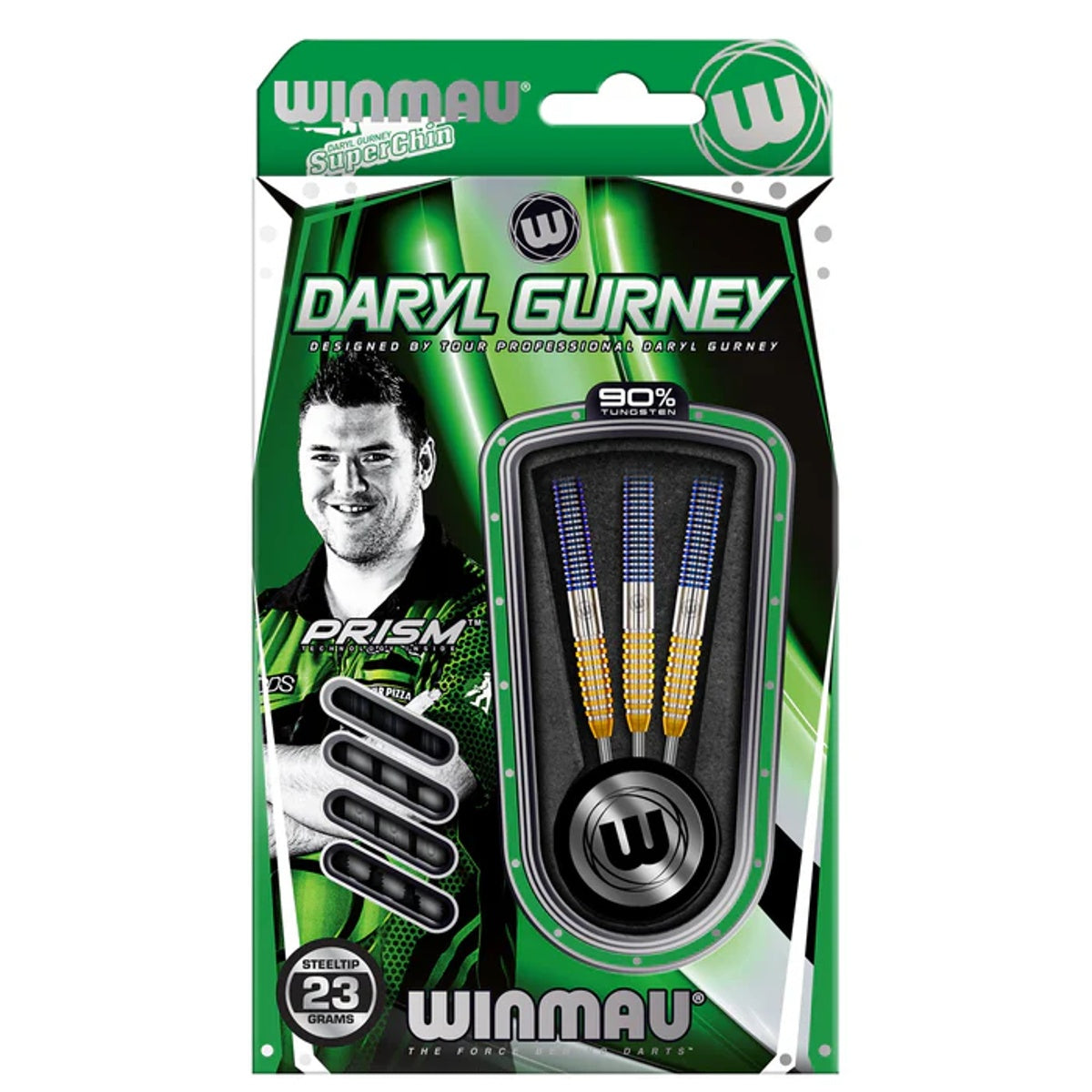 Winmau Daryl Gurney SC 1.0 Series 90% Tungsten Steel Tip Darts - view 5
