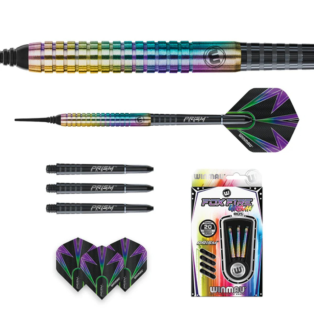 Foxfire Urban 90% Tungsten Soft Tip Darts by Winmau - view 3