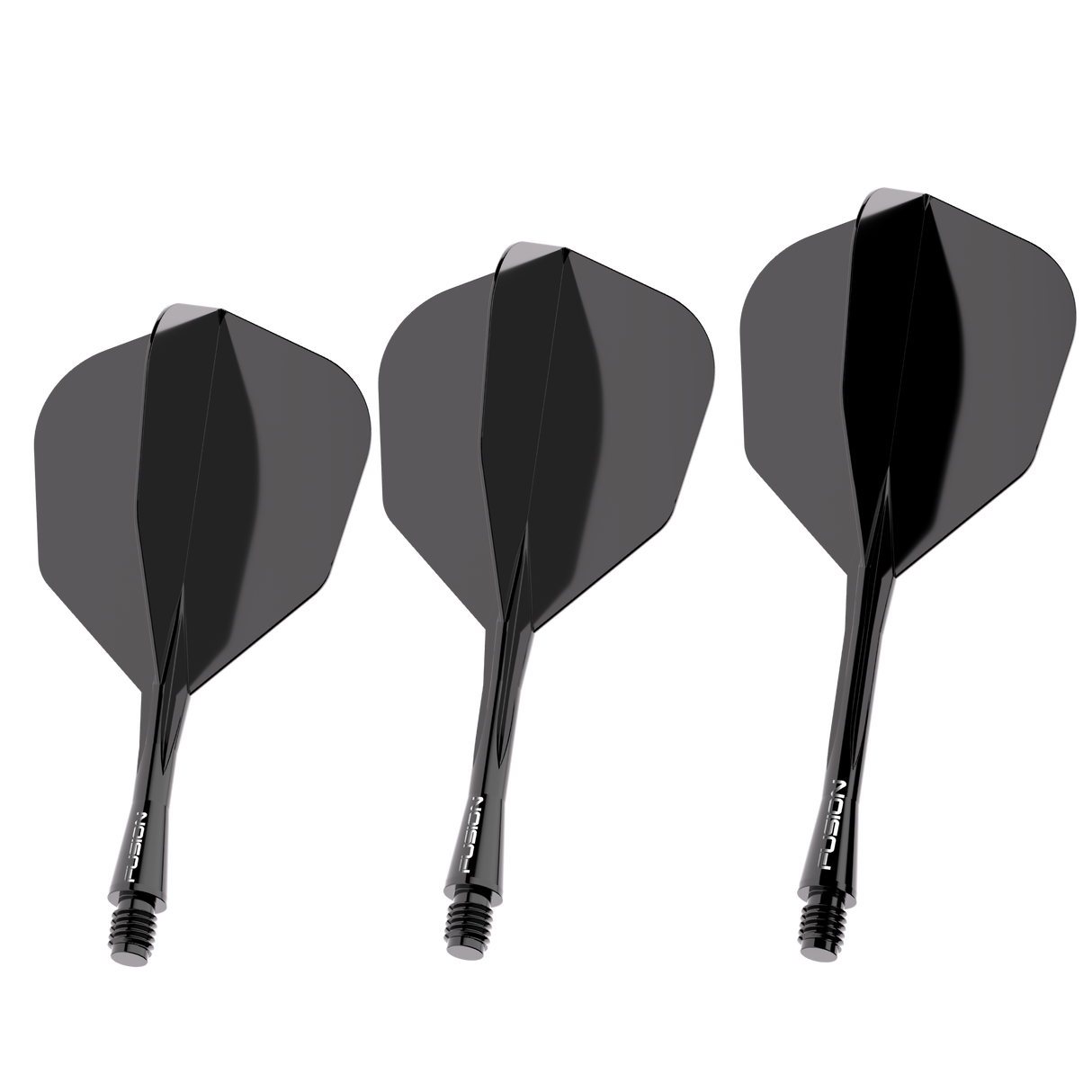 Fusion Integrated Flight & Shaft Black No6 by Winmau - view 2