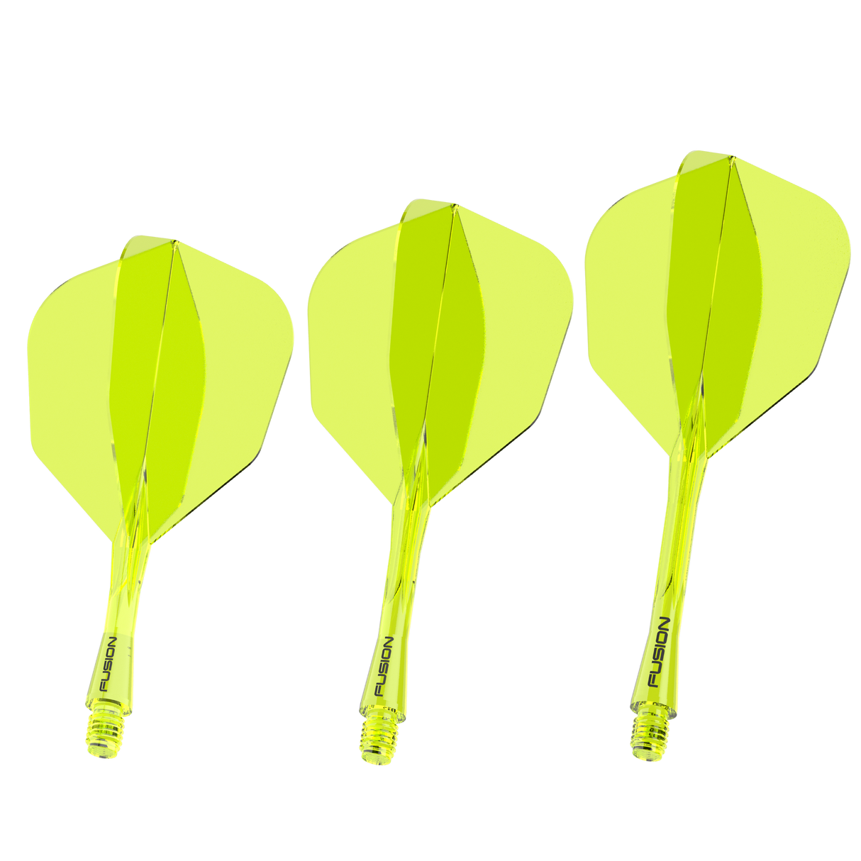 Fusion Integrated Flight & Shaft Neon Yellow No6 by Winmau - view 9