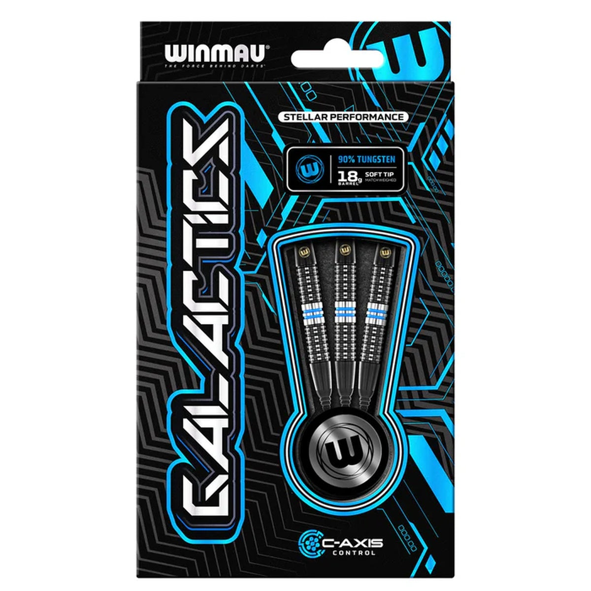 Galactics 90% Tungsten Soft Tip Darts by Winmau - view 4