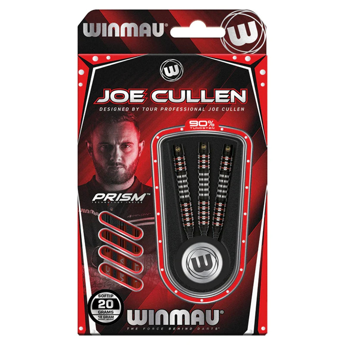 Joe Cullen Ignition Series 90% Tungsten Steel Tip Darts by Winmau - view 4