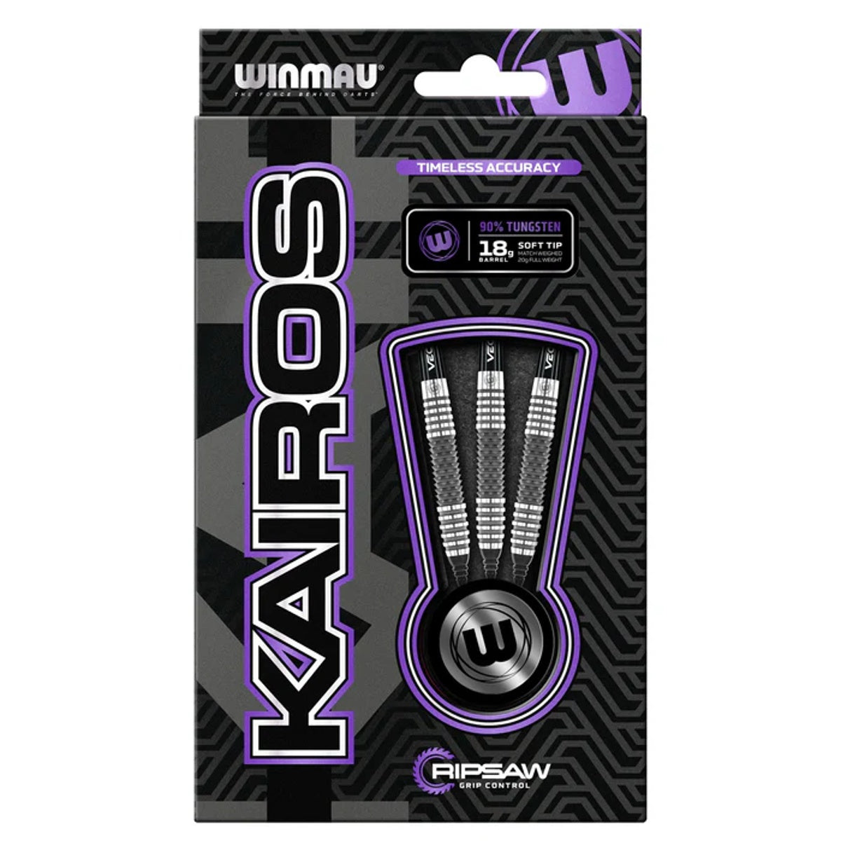 Kairos 90% Tungsten Soft Tip Darts by Winmau - view 4