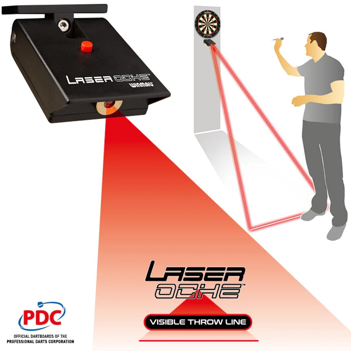 Winmau Laser Darts Throw Line / Toe Line / Oche - view 4