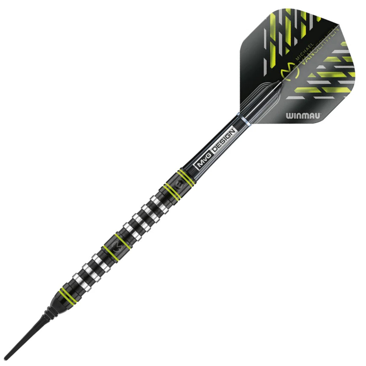Michael Van Gerwen MVG Assault 90% Tungsten Soft Tip Darts by Winmau - view 3