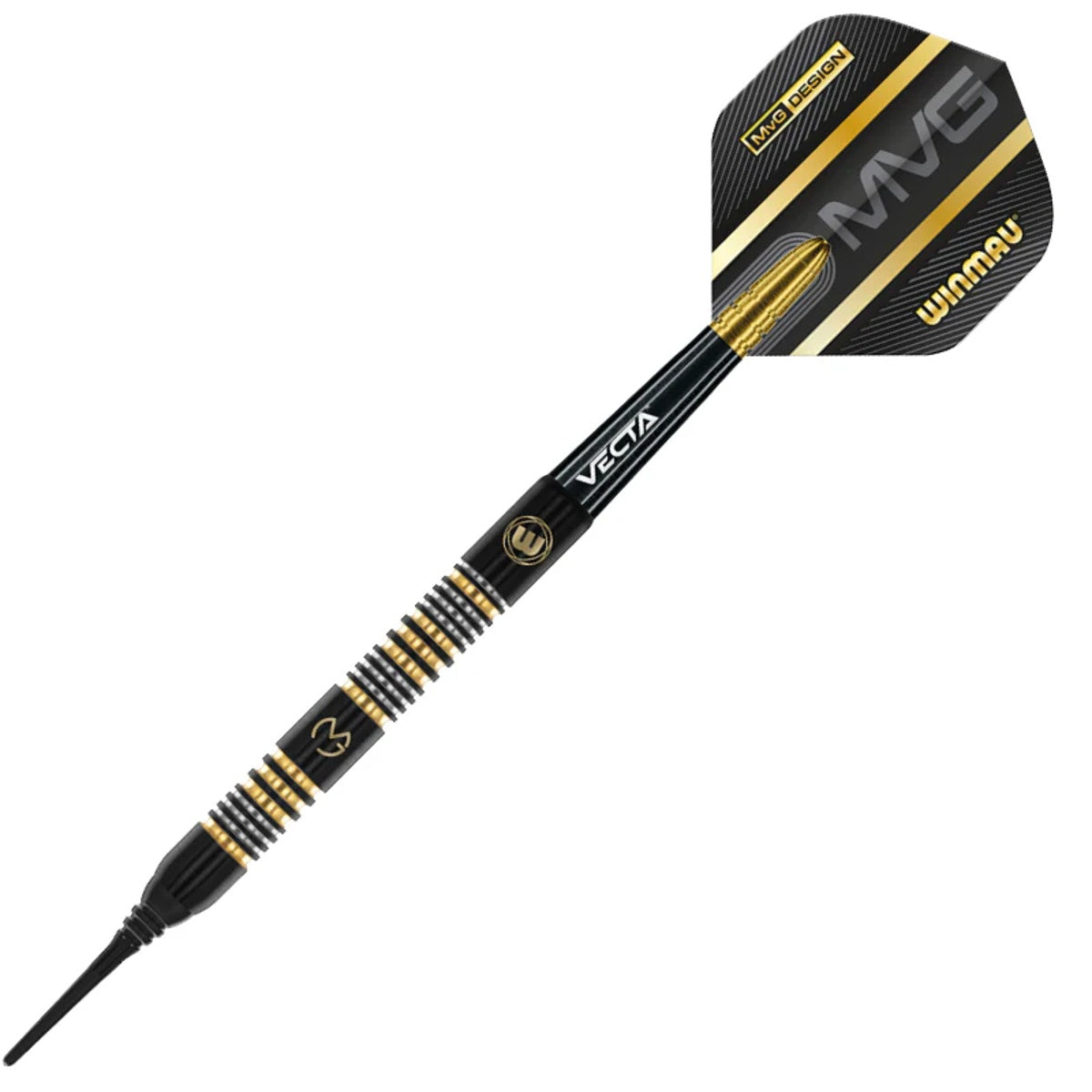 MVG Trilogy 90% Tungsten Soft Tip Darts by Winmau - view 3