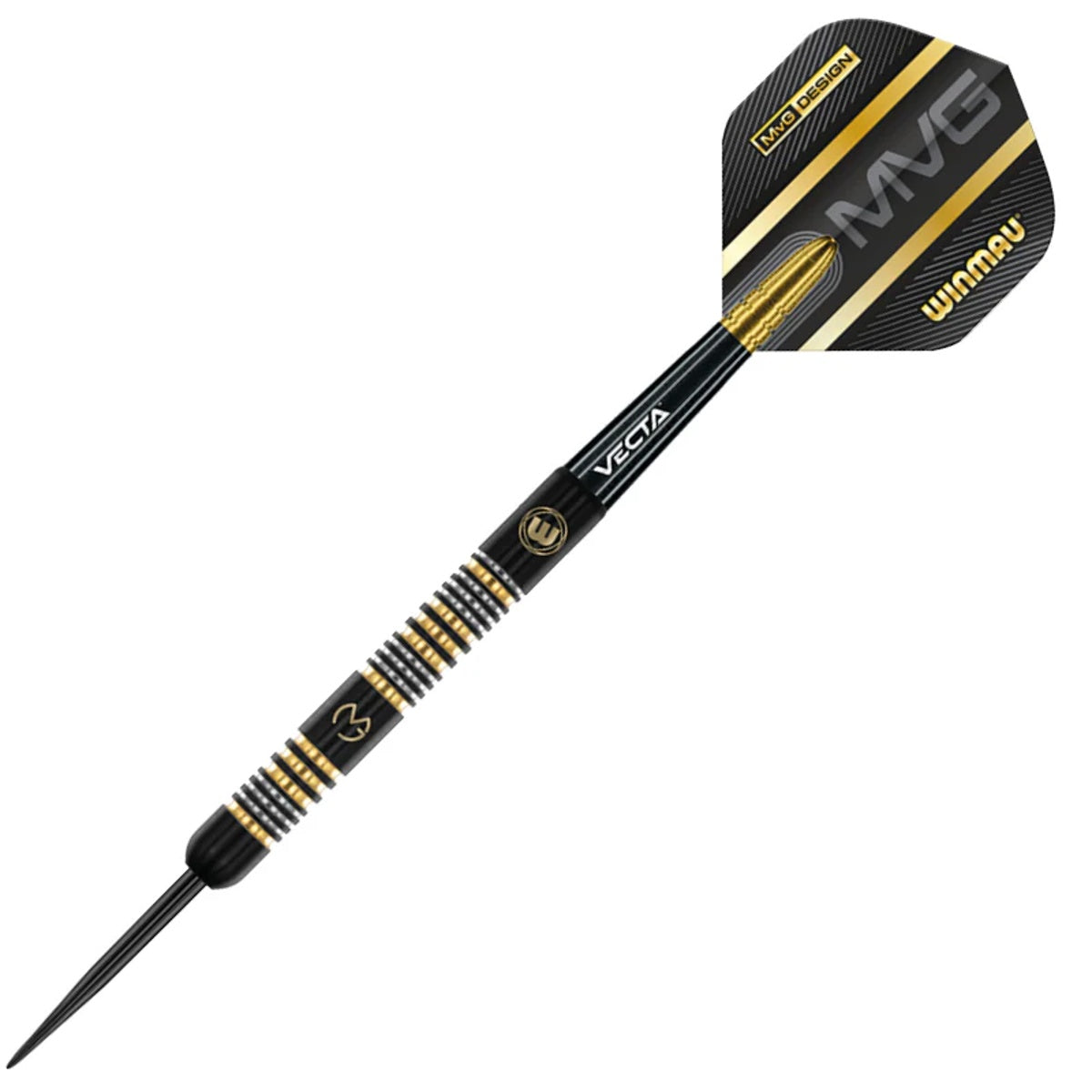 MVG Trilogy 90% Tungsten Steel Tip Darts by Winmau - view 3