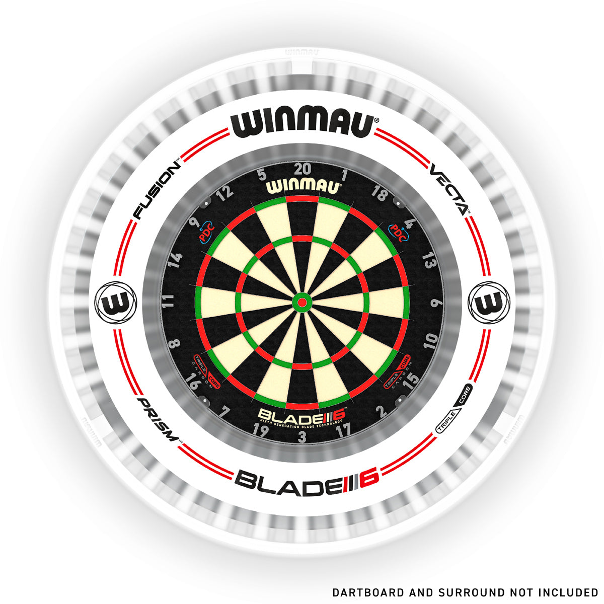 Plasma Ice 360° Dartboard Light by Winmau - view 2
