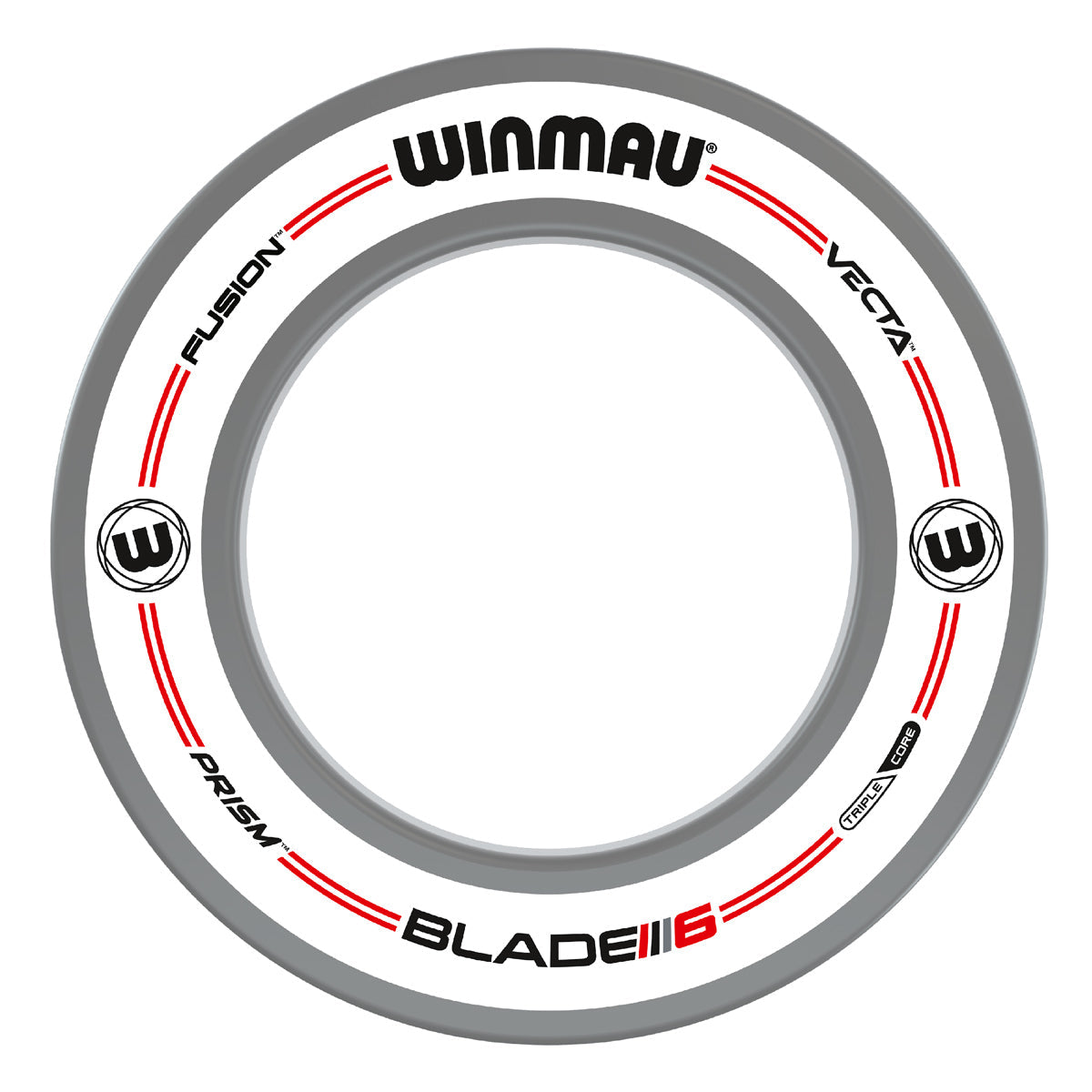 Plasma Ice Dartboard Surround Light & Pro-Line Original White Surround Bundle by Winmau - view 3
