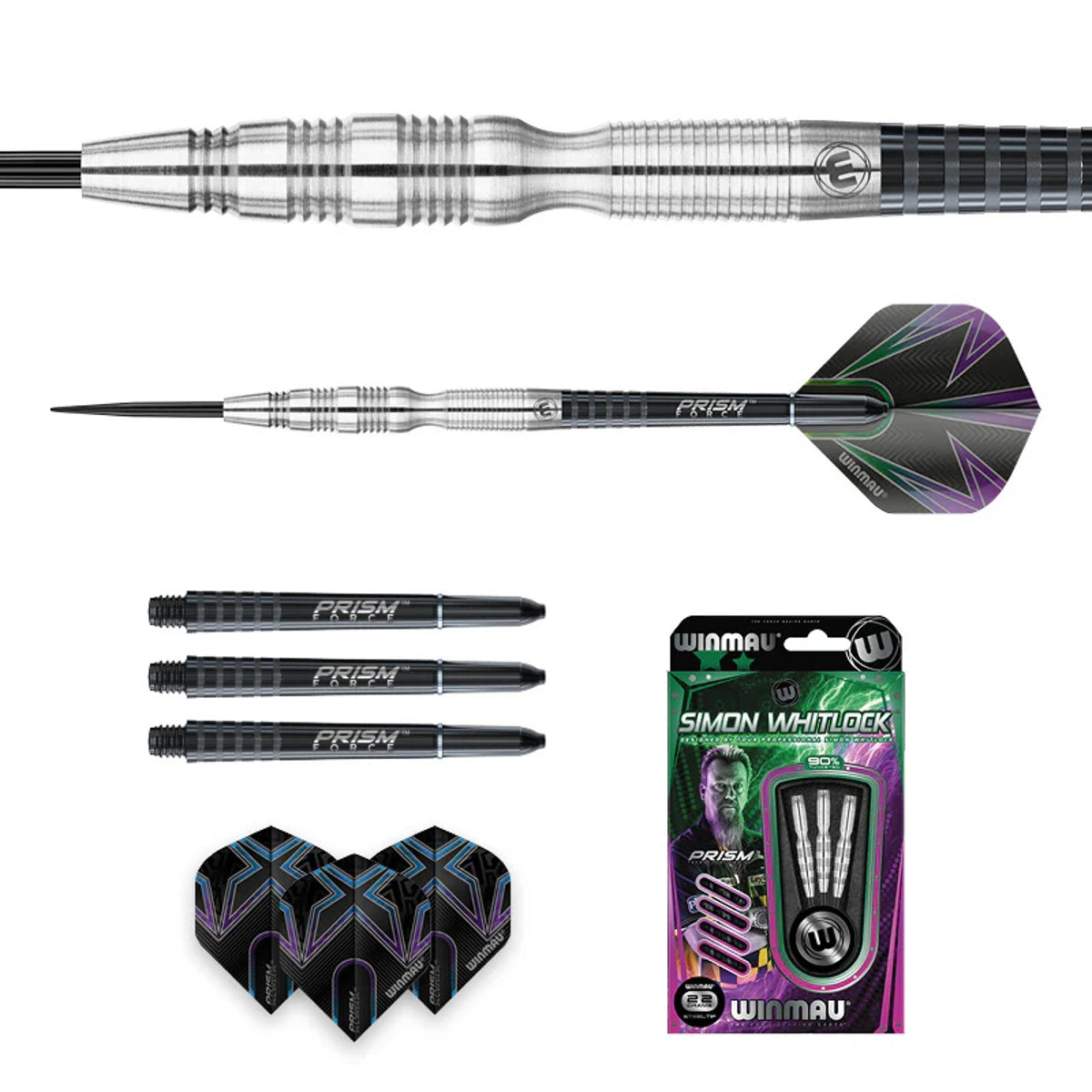 Simon Whitlock 90% Tungsten Steel Tip Darts by Winmau - view 3
