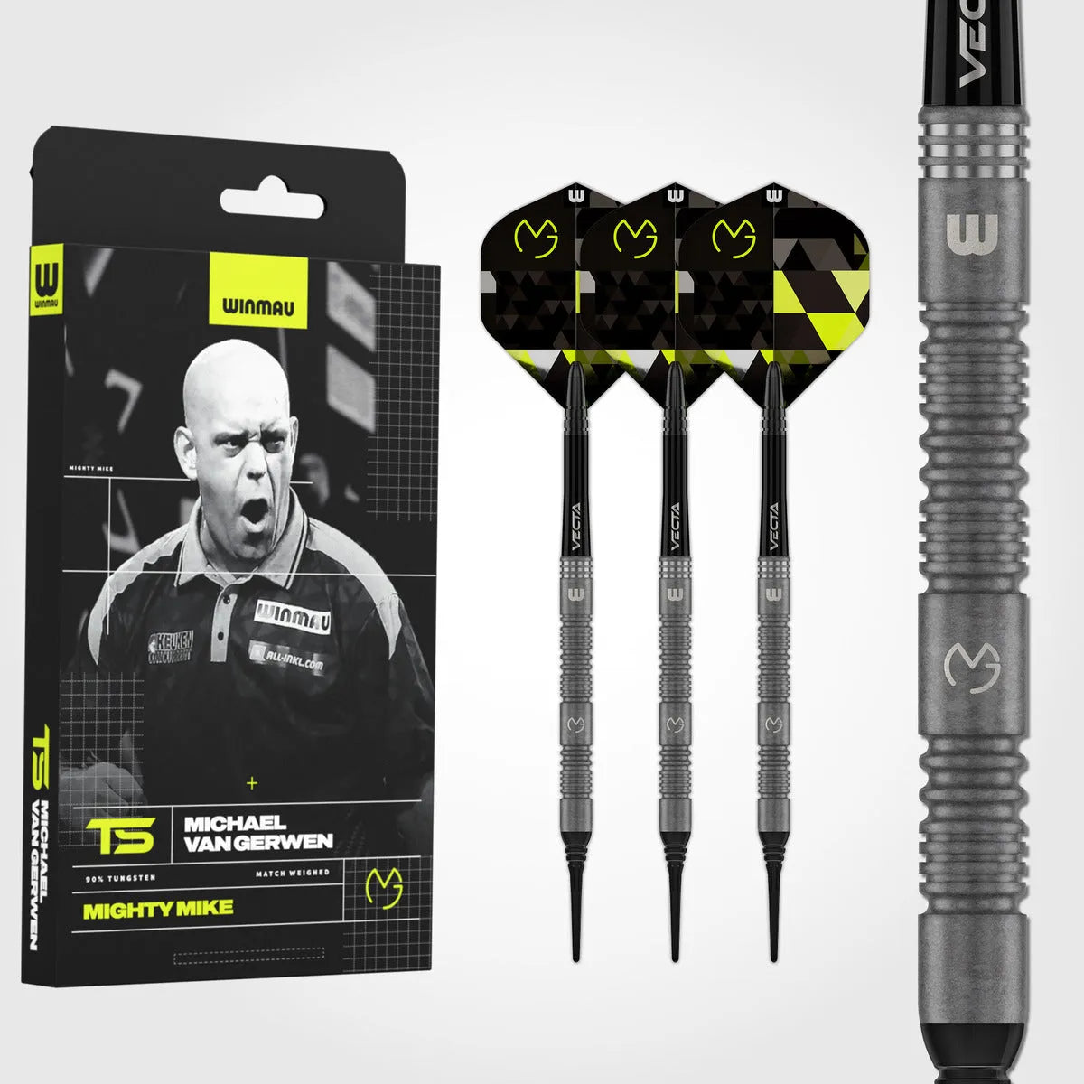 Winmau MvG TS 90% Tungsten Soft Tip Darts