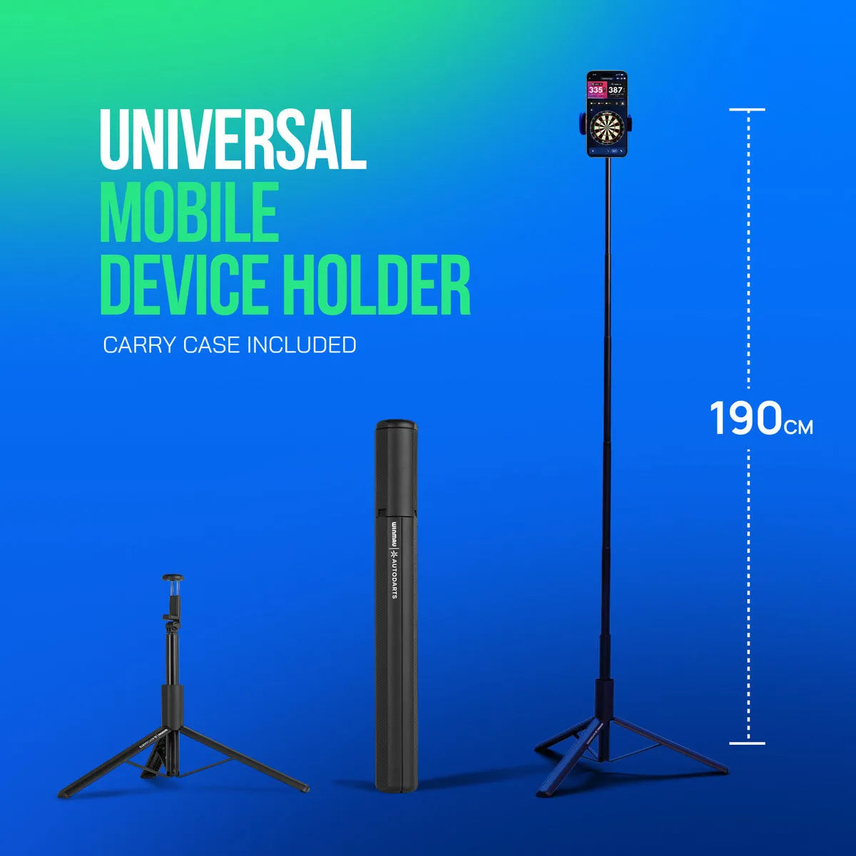 Autodarts Lens Device Stand + 12 Month Plus Membership Bundle
