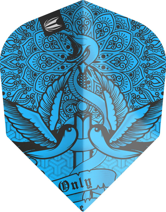 Ink Pro.Ultra Blue No6 Dart Flights By Target