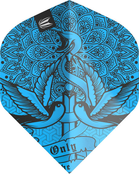 Ink Pro.Ultra Blue No2 Dart Flights By Target - view 2