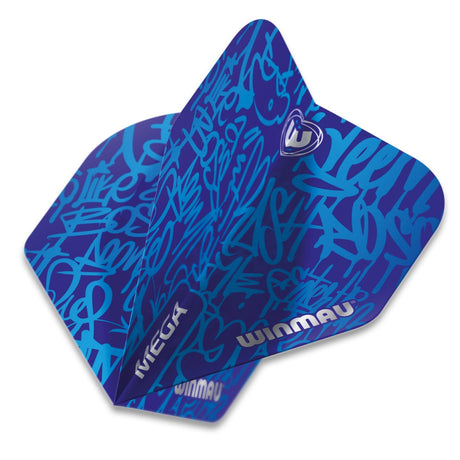 Winmau Mega Standard Signature Blue Dart Flights - view 2