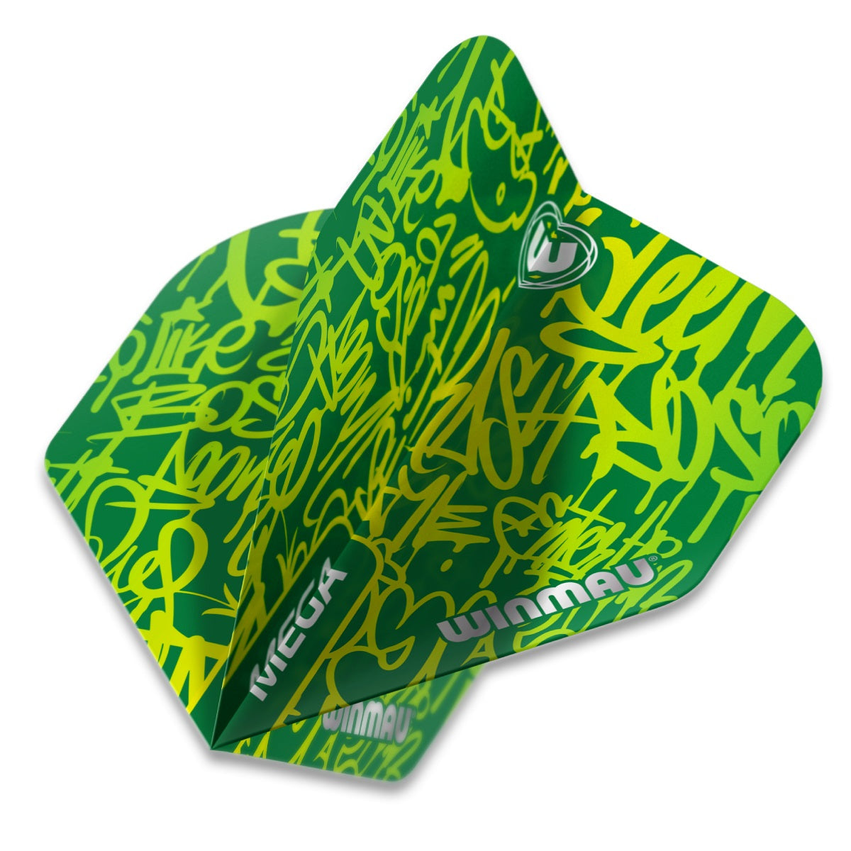 Winmau Mega Standard Signature Green Dart Flights - view 2