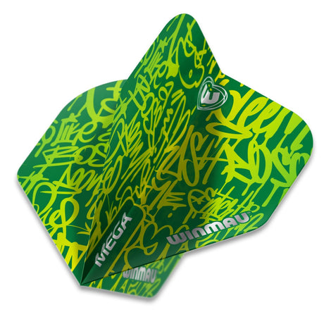 Winmau Mega Standard Signature Green Dart Flights - view 2